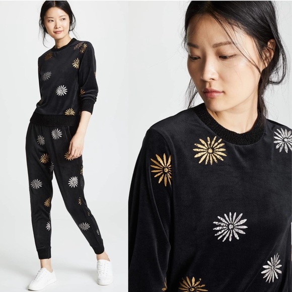 Splendid x Margherita Missoni Collab Velutto 2-piece Velour Tracksuit Size S - Picture 5 of 15